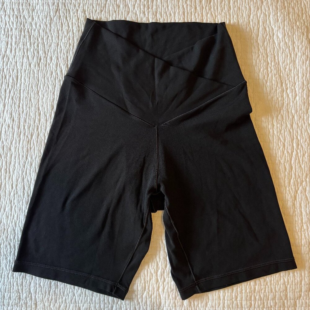 Aerie OFFLINE Real Me High Rise 7” Bike Shorts – Black, Size M
